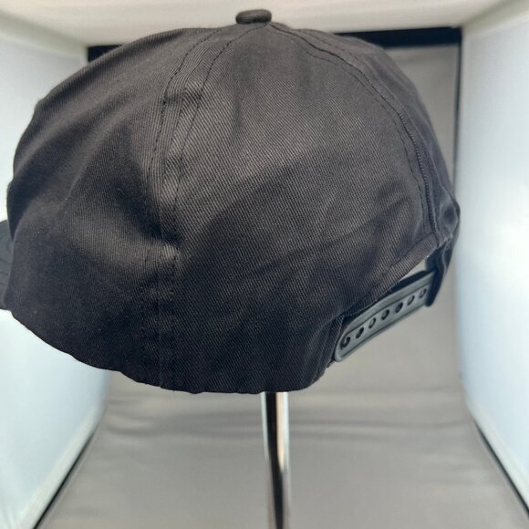 Vintage Guess Baseball Hat Cap Spellout Adjustable One Size Snapback Black Y2K - Picture 8 of 9